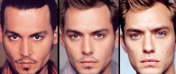 Jude Law and Johnny Depp