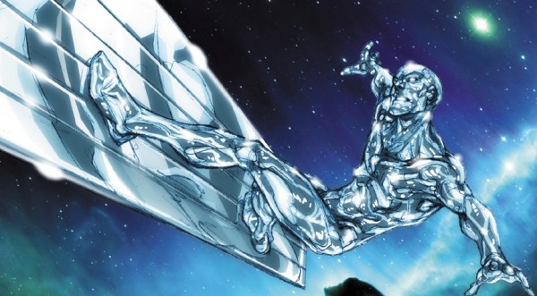 silver surfer's board
