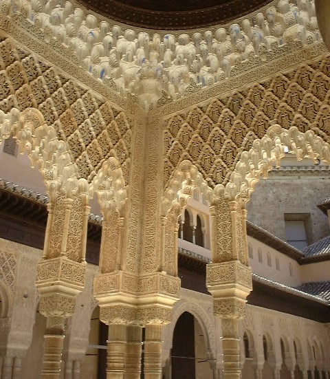 Canopy of Alhambra Spain