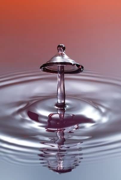 Liqud Water Sculpture Bell