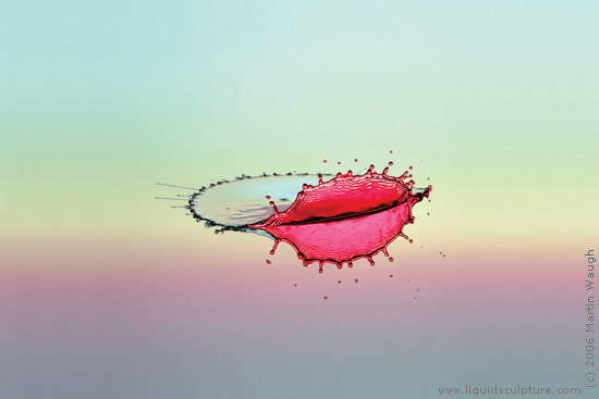 Liqud Water Sculpture Lips
