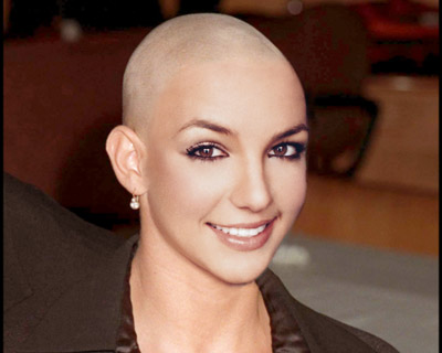 Britney Spears Bald