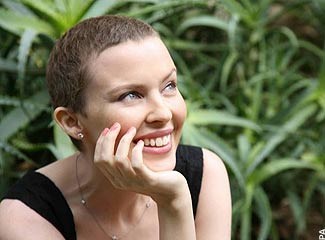 Kylie Minogue Bald