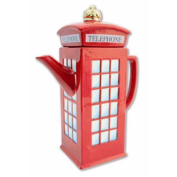 Telephone Booth Teapot