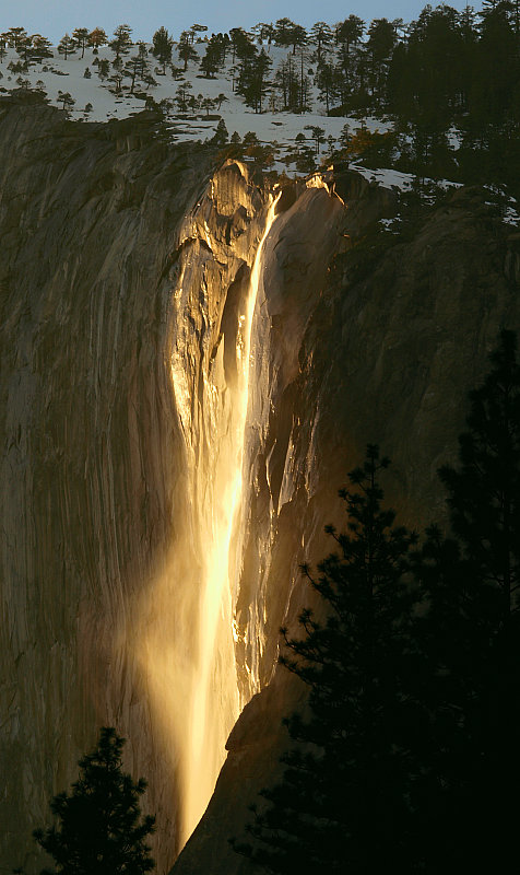 Horsetail Falls, Yosemite Firefall, America
