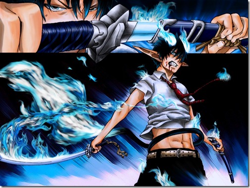 Ao no Exorcist - Ten Best Rated Anime in 2012
